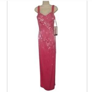 Nadine Dress Vintage 90s Loop & Round Sequins Marilyn Monroe Pink Size 7